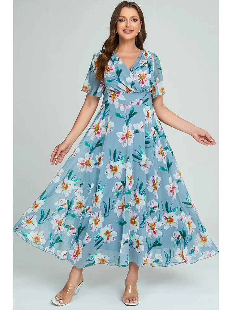 Evelien plus size jurk