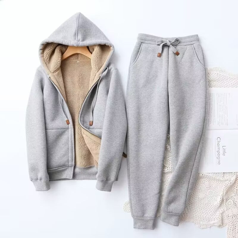 Indira | Dameswinterset met hoodie en joggingbroek