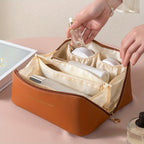 MAKE-UP ORGANIZER MET RITSSLUITING – TOILETTAS VOOR REIZEN — afbeelding 5
