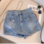 Sarah plus size denim short