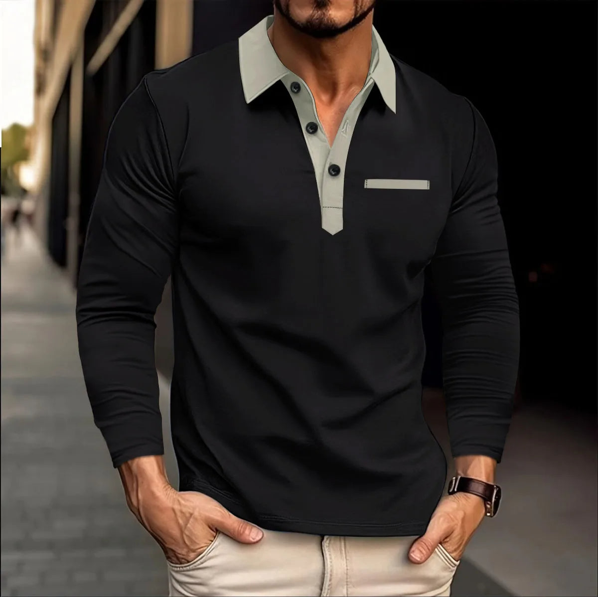 Brian plus size polo