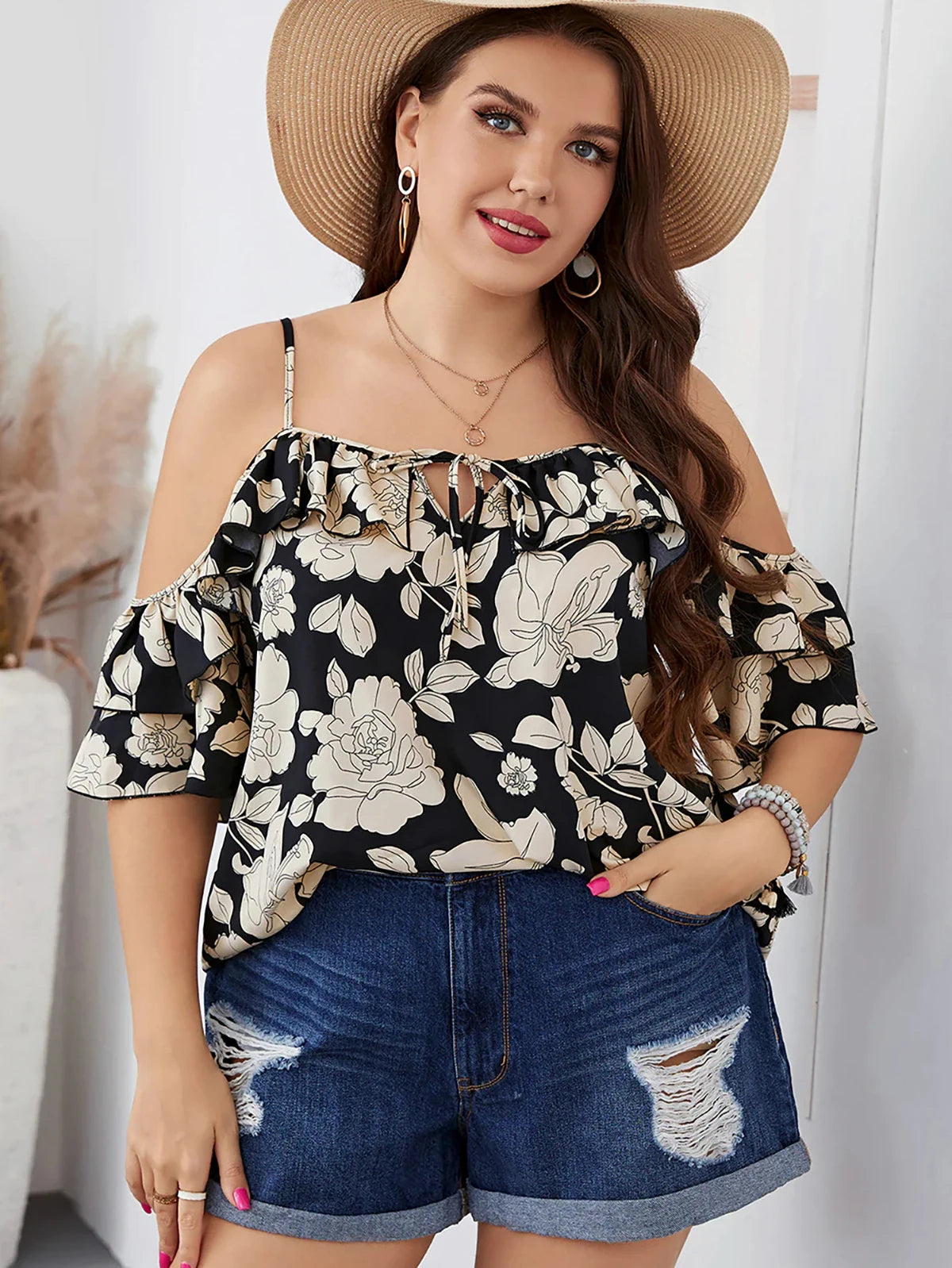 Karla plus size blouse