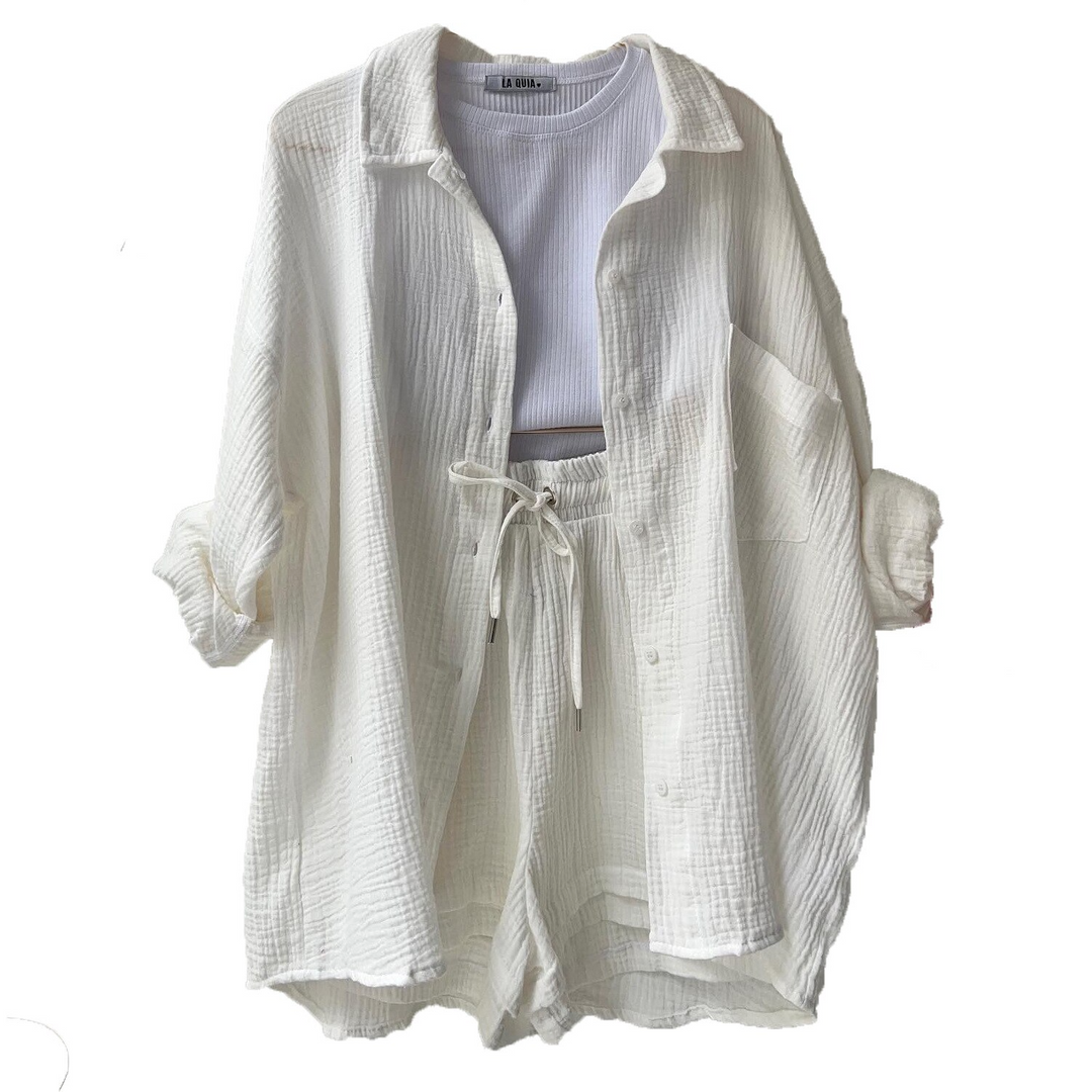 Katoenen zomerset dames