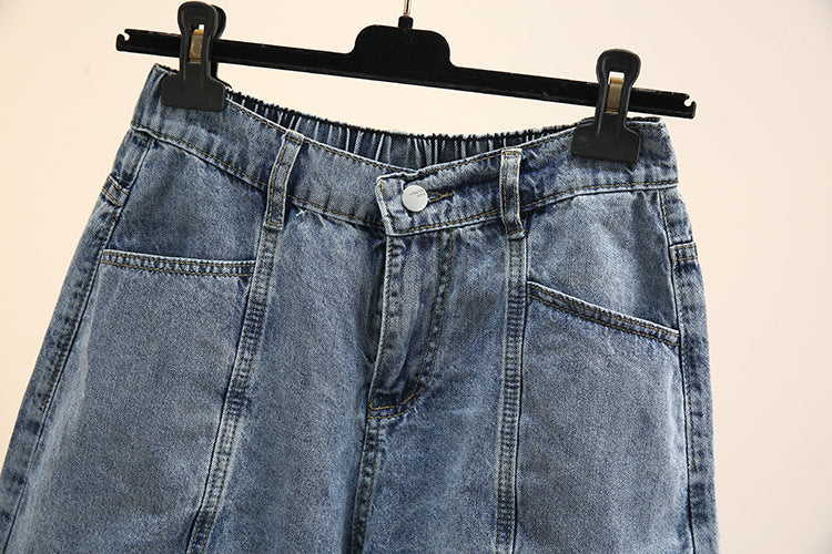 Sanne plus size denim short