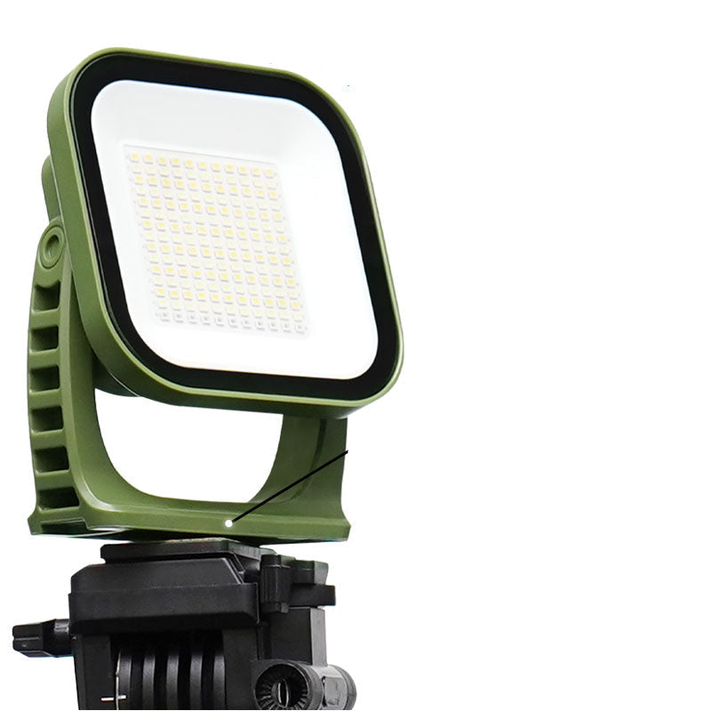 80w LED zonne-oplaadbare campinglamp met magneet en zoomfunctie