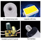 LED VLAM LICHT PARTY LAMP - 4 MODI SIMULATIE VUUR – vermogen: 7W