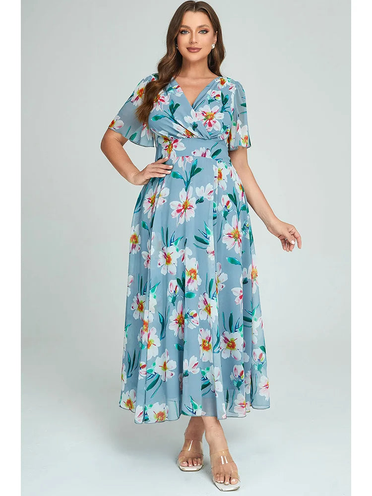 Evelien plus size jurk