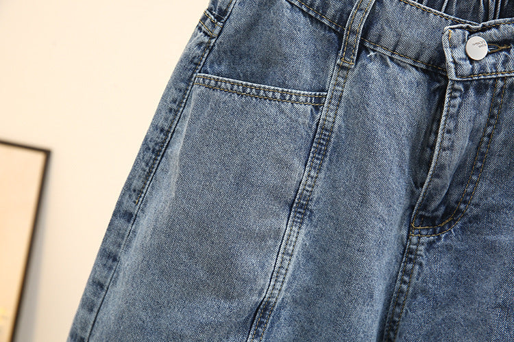Sanne plus size denim short