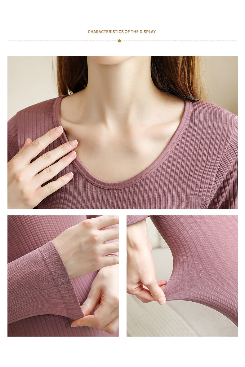 Warm thermo ondergoed set - vormgevende thermokleding voor vrouwen