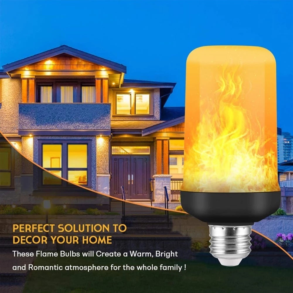 LED VLAM LICHT PARTY LAMP - 4 MODI SIMULATIE VUUR – vermogen: 7W