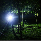 LED hoofdlamp met zoom & oplaadbare accu voor buitenactiviteiten