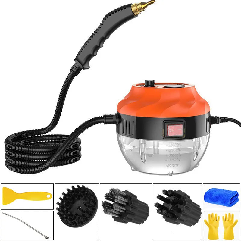 2800W HOGEDRUK STOOMREINIGER - THUISAPPARAAT VOOR KEUKEN EN AUTO – voeding: 110V / 220V — afbeelding 13