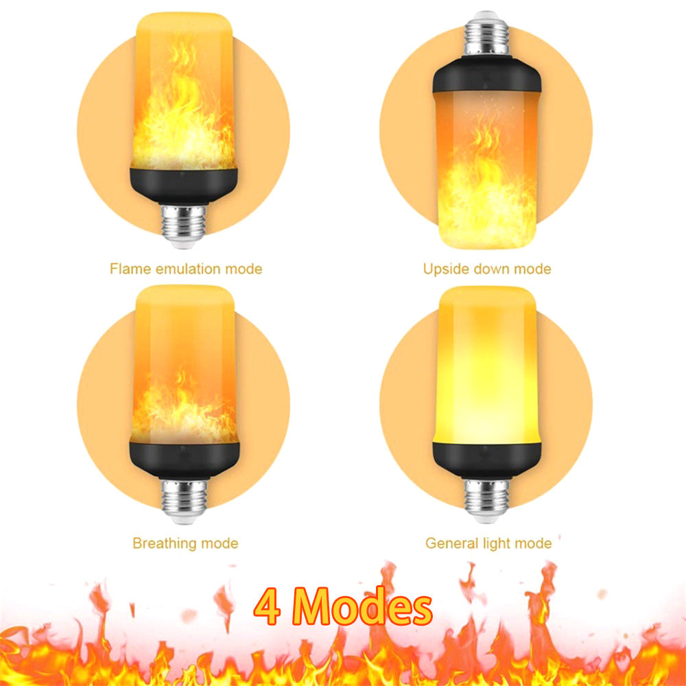 LED VLAM LICHT PARTY LAMP - 4 MODI SIMULATIE VUUR – vermogen: 7W
