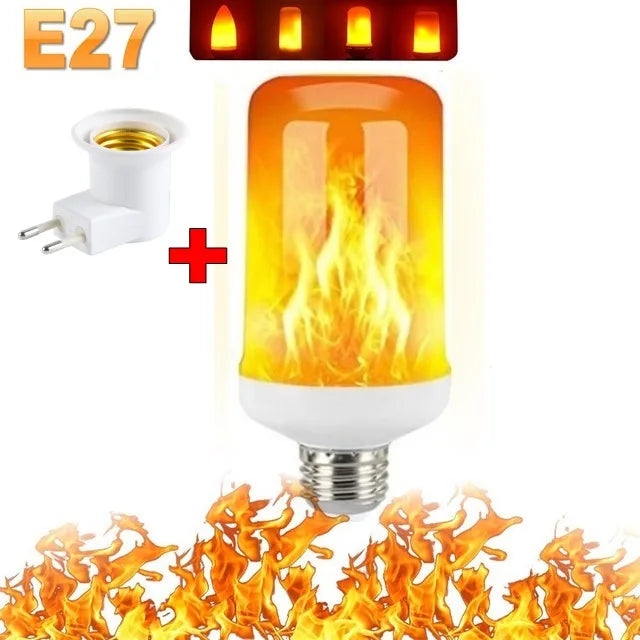 LED VLAM LICHT PARTY LAMP - 4 MODI SIMULATIE VUUR – vermogen: 7W