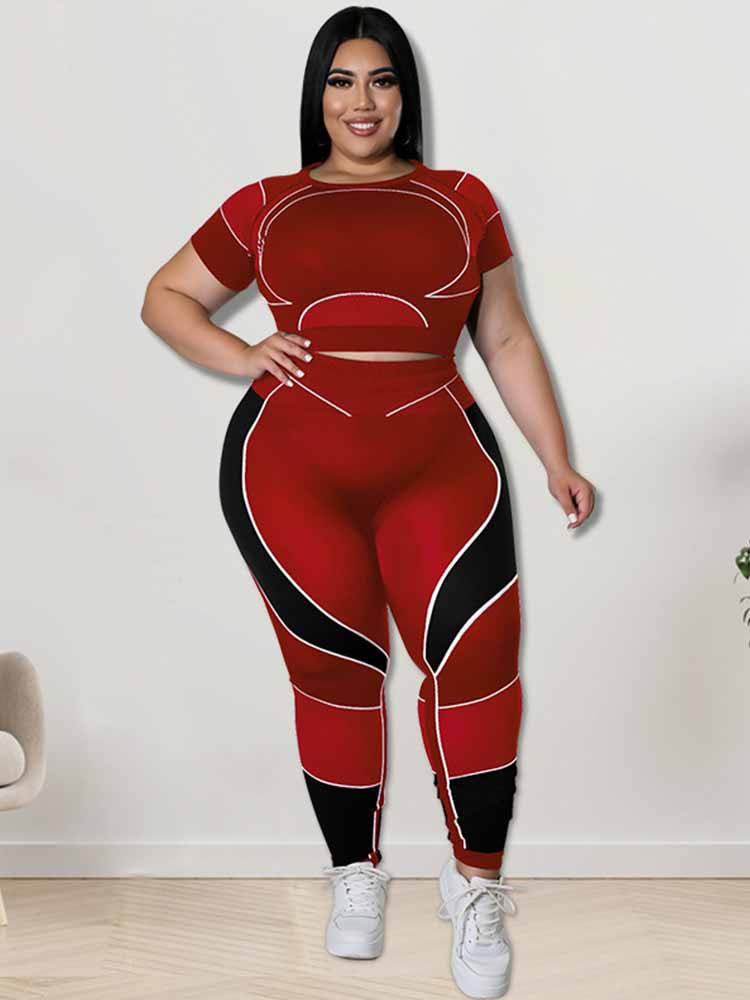 Alessandra plus size sportset