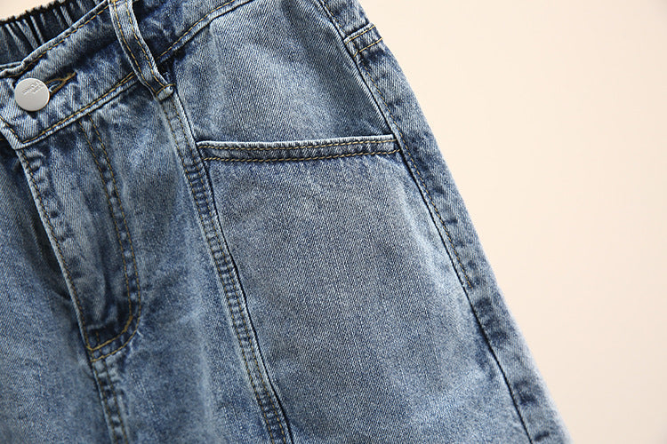 Sanne plus size denim short