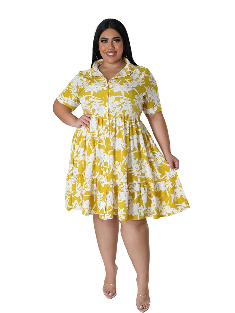Franka plus size jurk