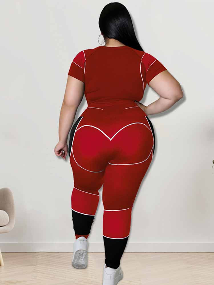 Alessandra plus size sportset