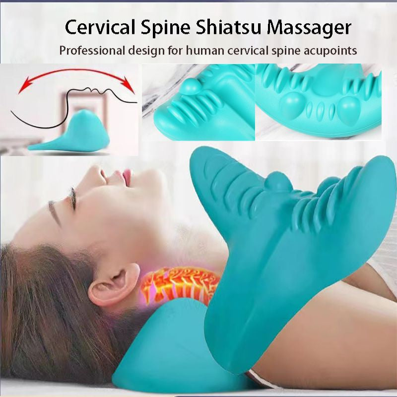 Nek en schouder stretcher - cervicale tractie massagekussen voor werveluitlijning