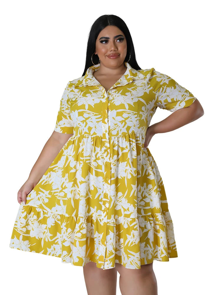 Franka plus size jurk