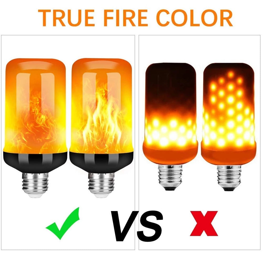 LED VLAM LICHT PARTY LAMP - 4 MODI SIMULATIE VUUR – vermogen: 7W