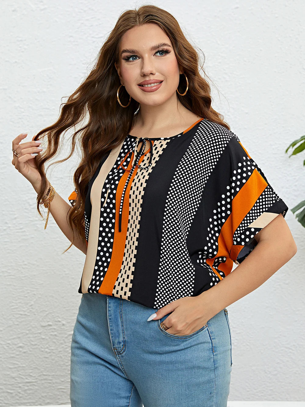Dora plus size blouse