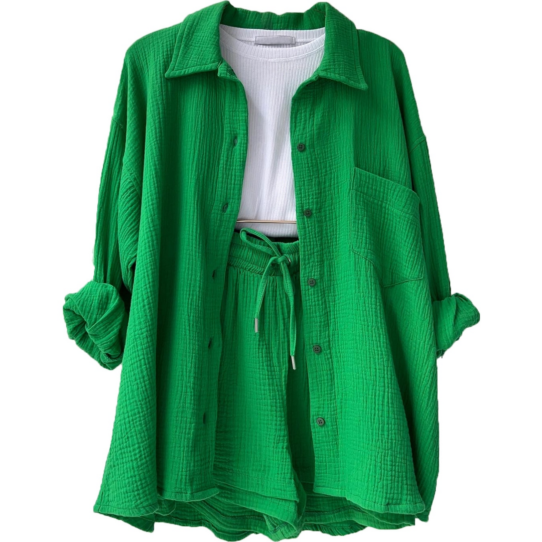 Katoenen zomerset dames