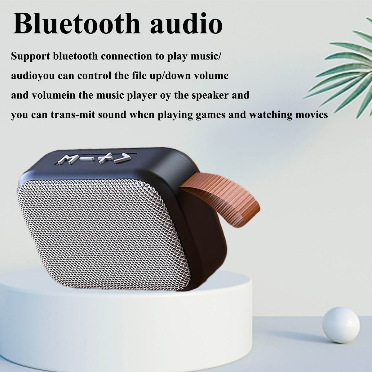 Draagbare Bluetooth-speaker met 3D-stereogeluid