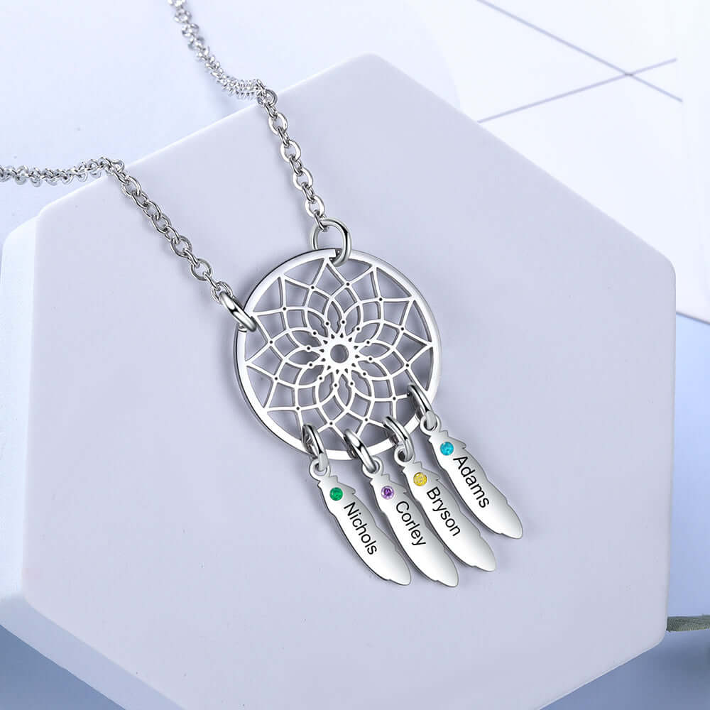 Retro dromenvanger hanger ketting