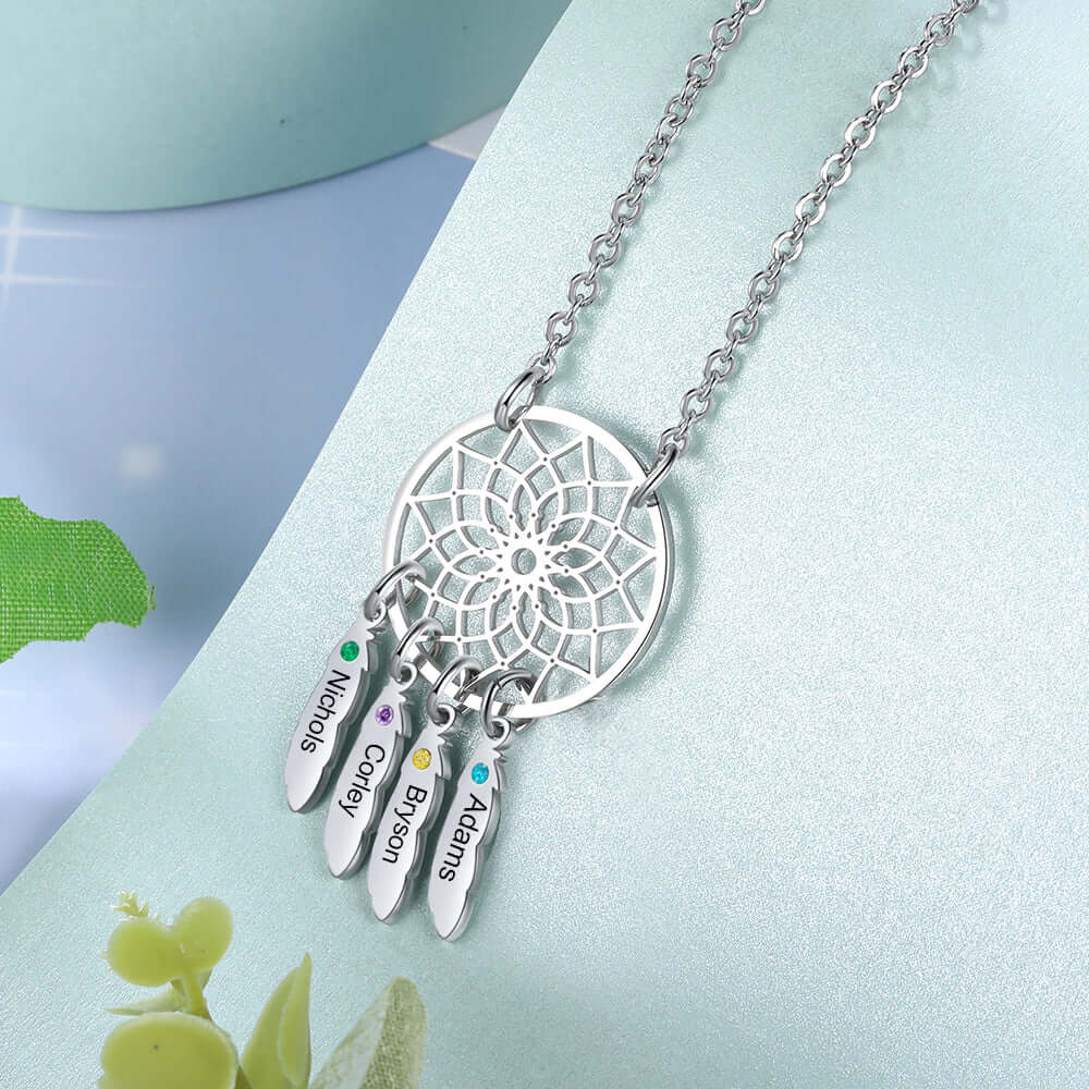 Retro dromenvanger hanger ketting