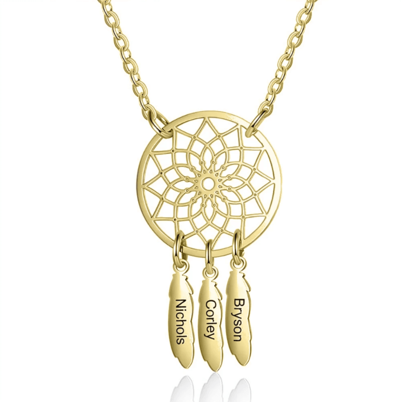 Retro dromenvanger hanger ketting