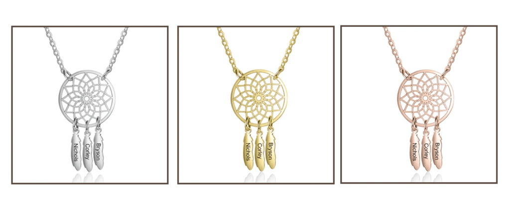Retro dromenvanger hanger ketting