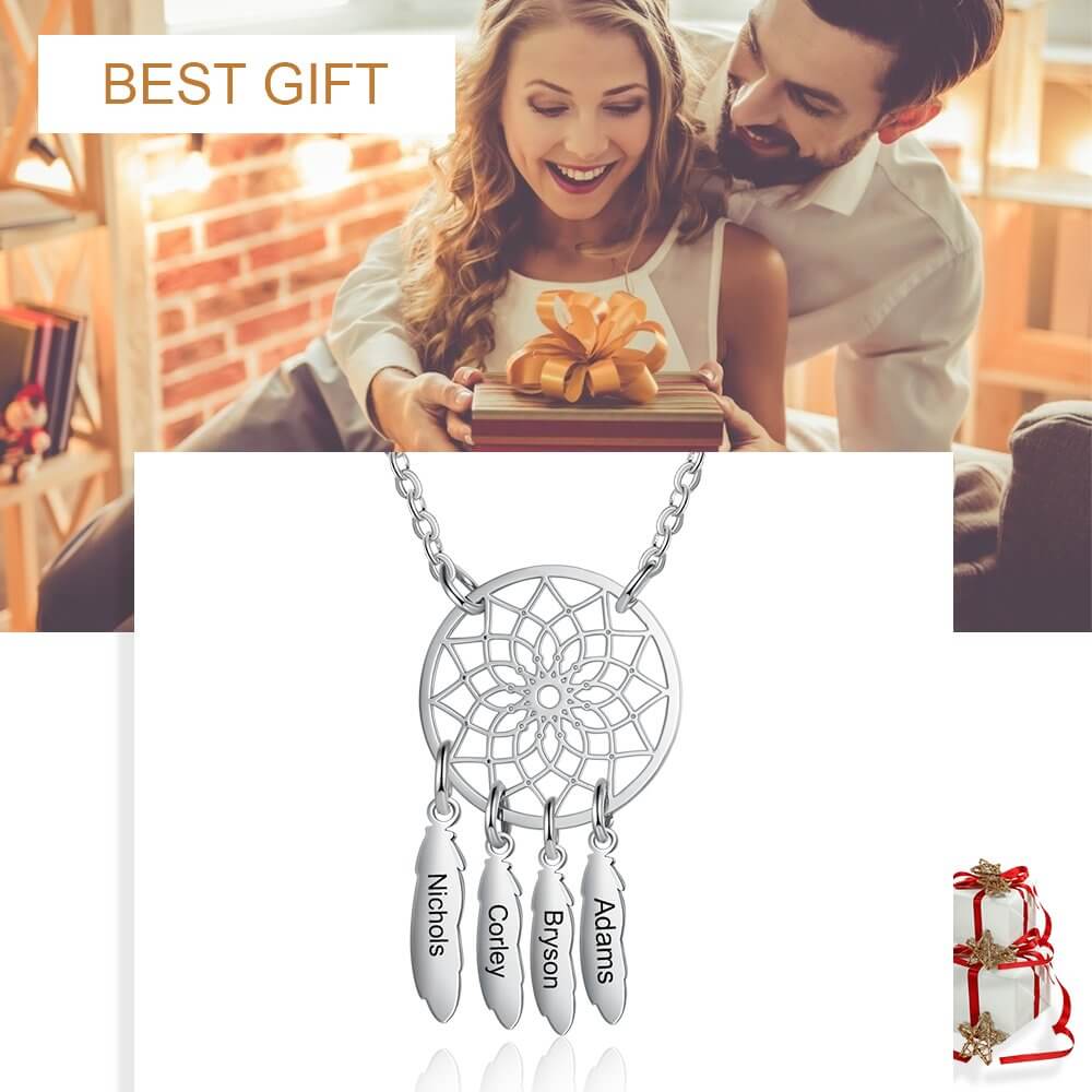 Retro dromenvanger hanger ketting