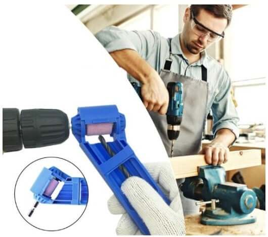 Draagbare boorbit slijper