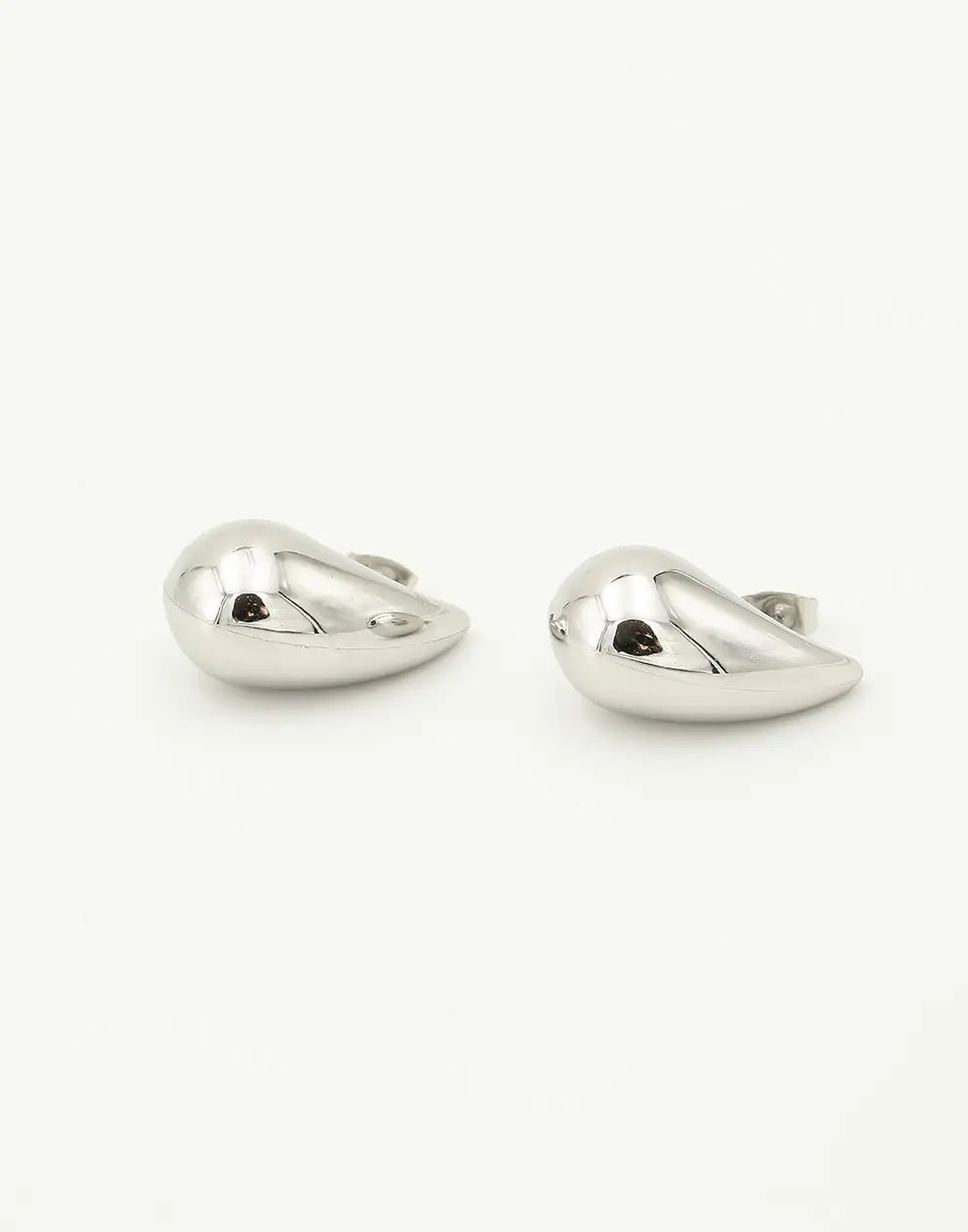 Minimalistische druppel oorbellen – materiaal: 925 Sterling Zilver — afbeelding 4