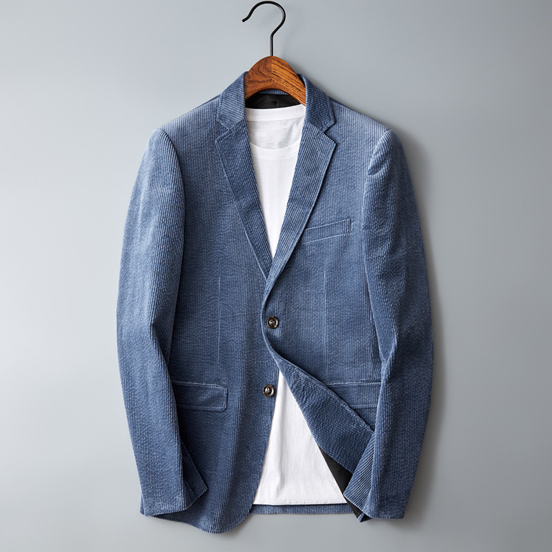 Nette heren ribfluweel blazer — afbeelding 16