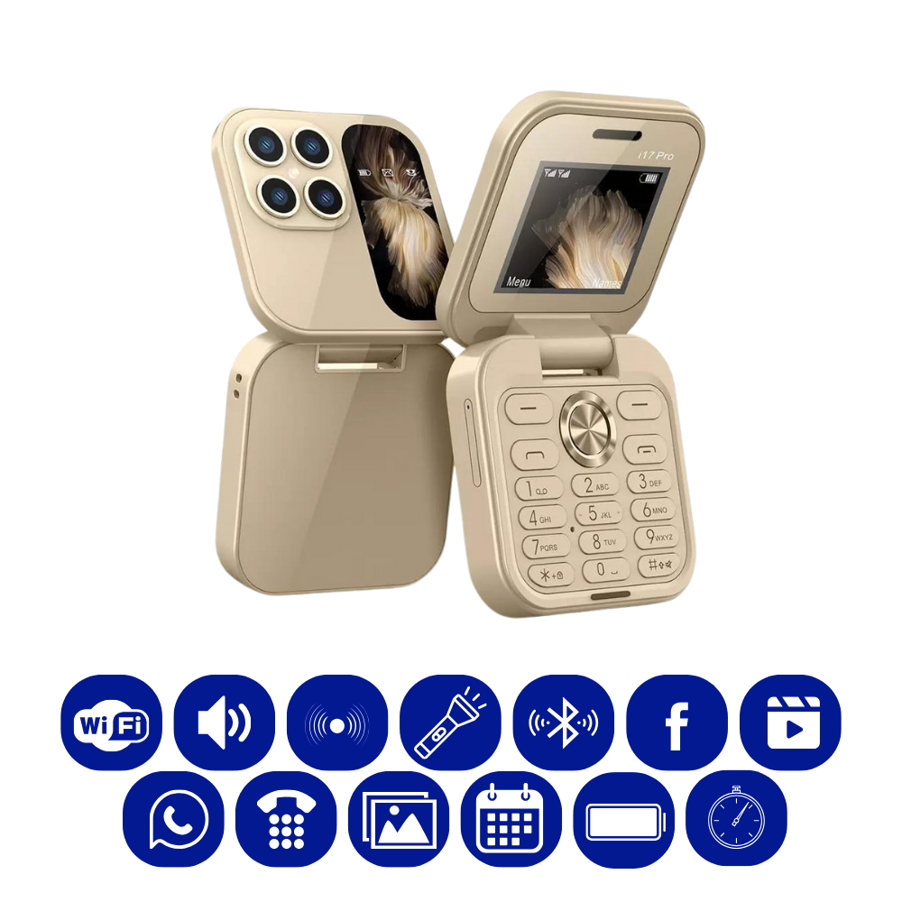 Compacte klaptelefoon dual SIM