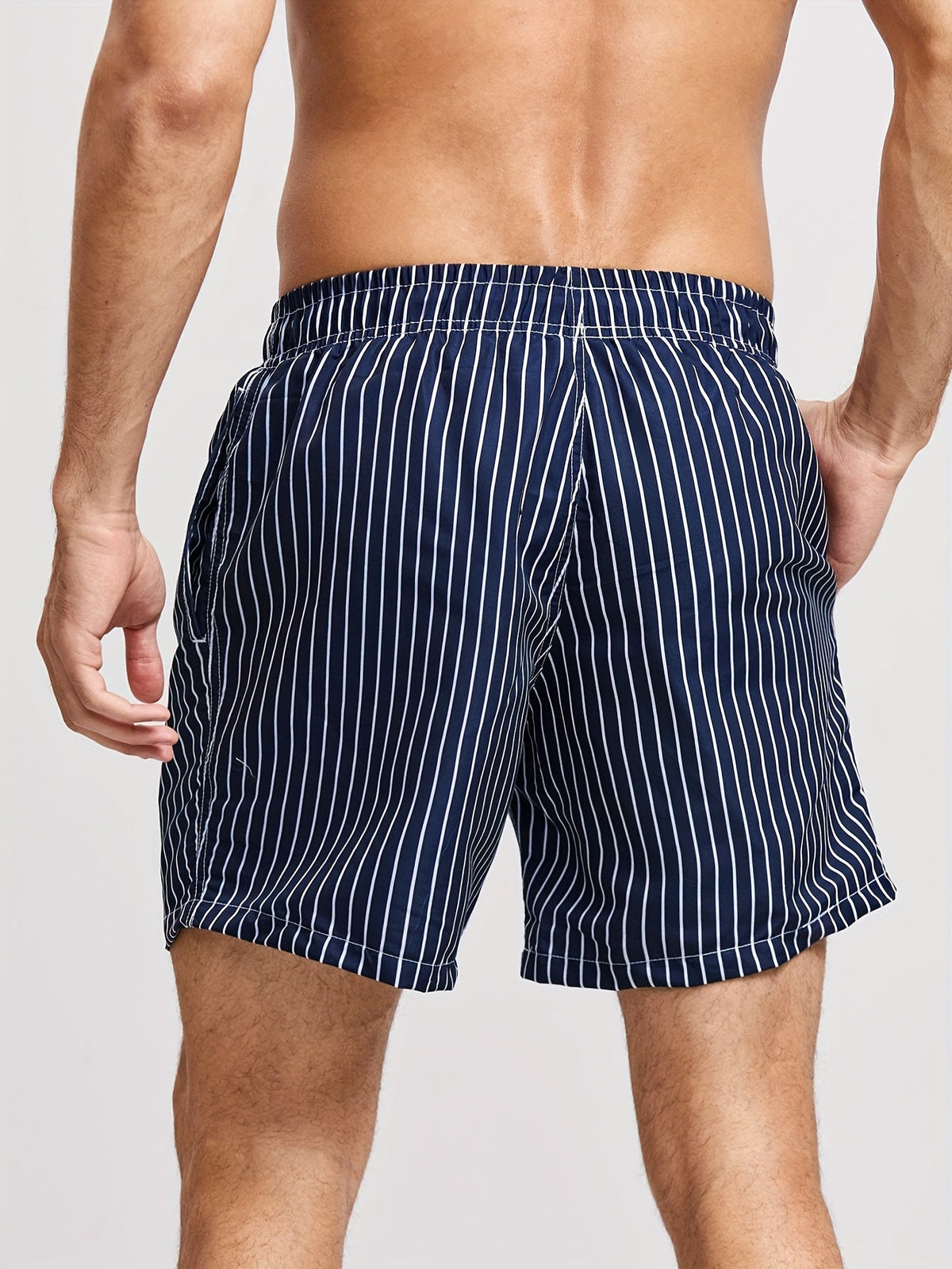 Lichte gestreepte zomershort
