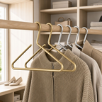 Massieve matte kledinghangers – set van 5