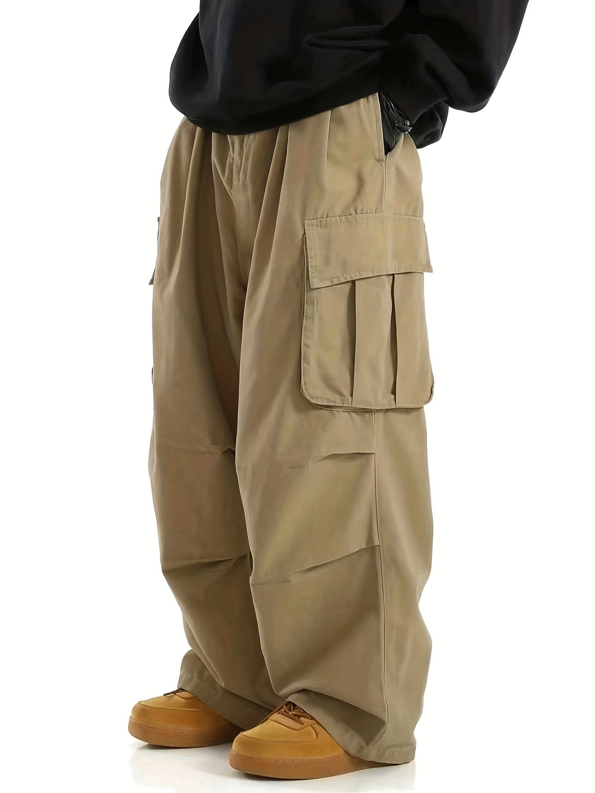 Heren cargo broek met meerdere zakken