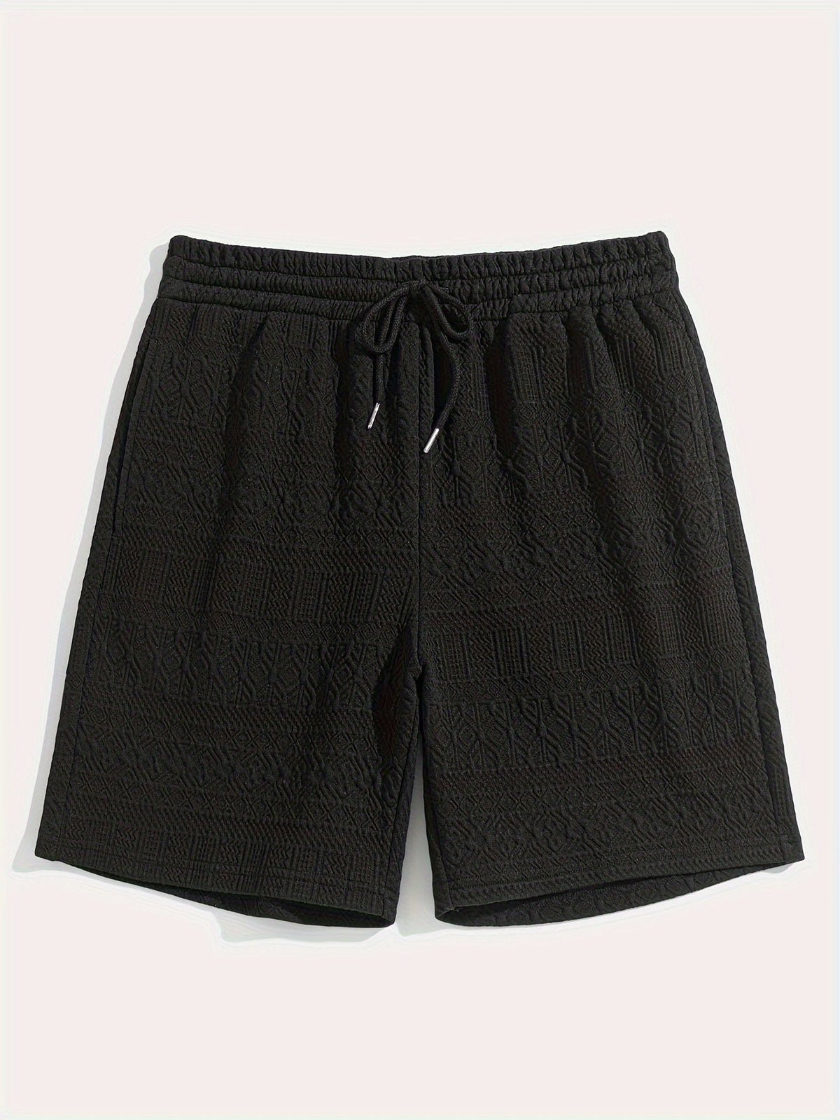 Zomer shorts heren basic look met koordzak comfort
