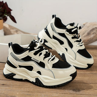 Dames sneakers met hoge zool