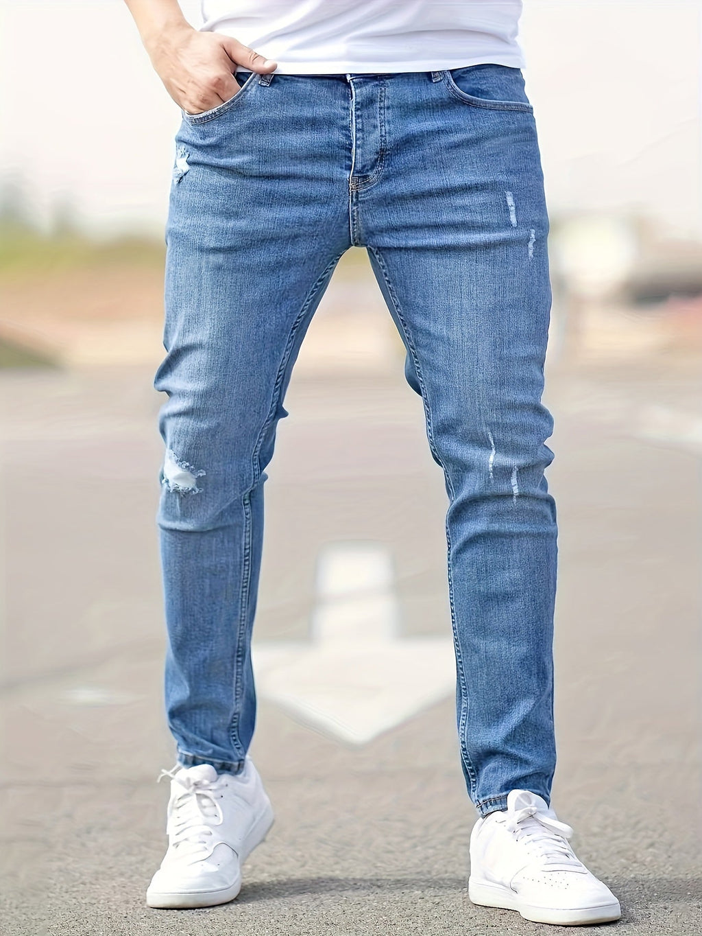 Tailored fit jeans