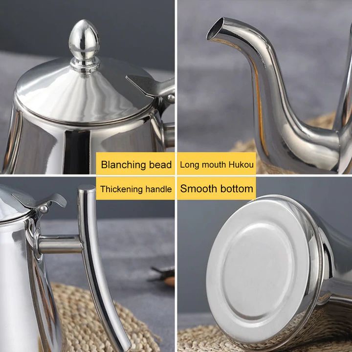 Inductie waterkoker van roestvrij staal met filter