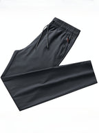 Effen joggingbroek met ritsdetails
