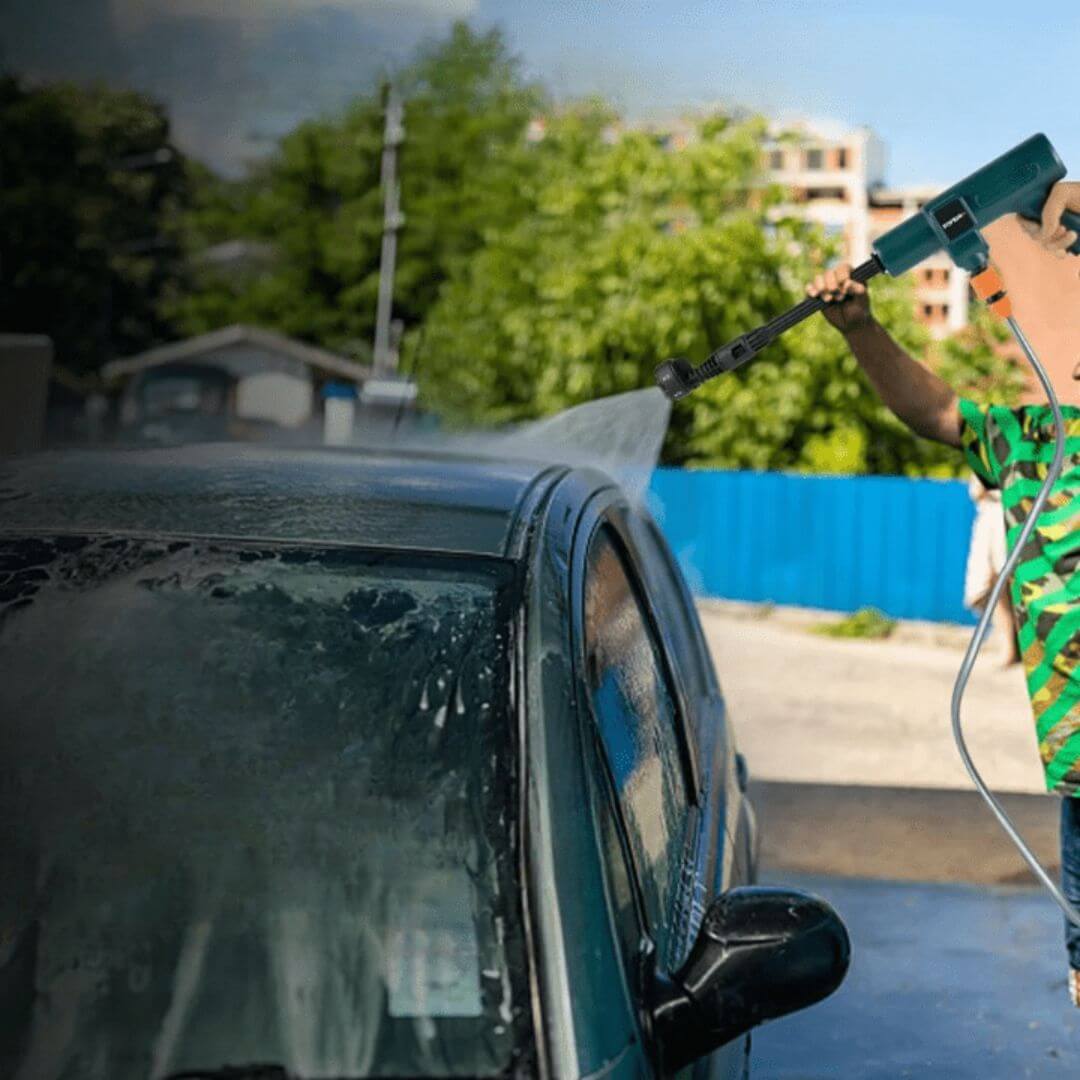 Draadloze hogedrukreiniger voor auto & tuin