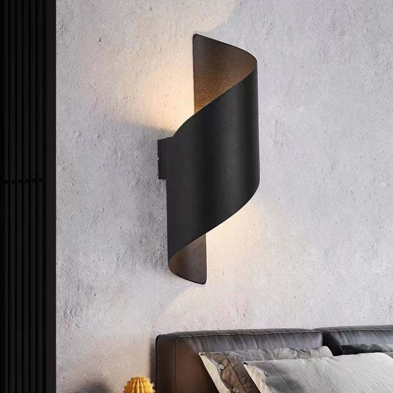 Spiraal LED wandlamp
