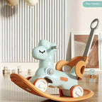 2-in-1 schommelpaard & loopfiets