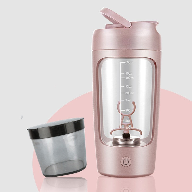 Zelfmixende proteïne-shaker met usb-aansluiting