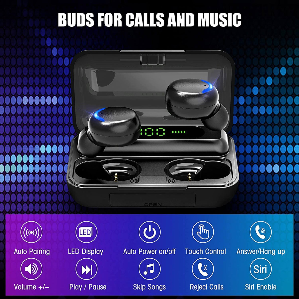 Bluetooth-oordopjes zonder kabel — afbeelding 6